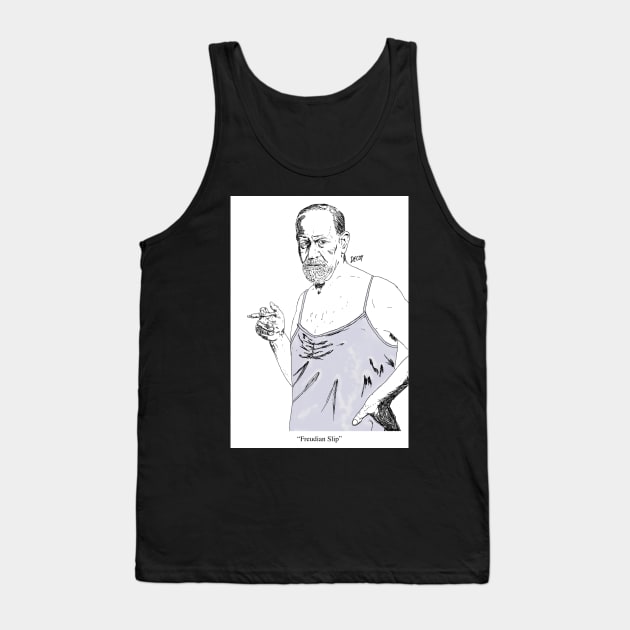 Freudian Slip Tank Top by TheRatbagCo